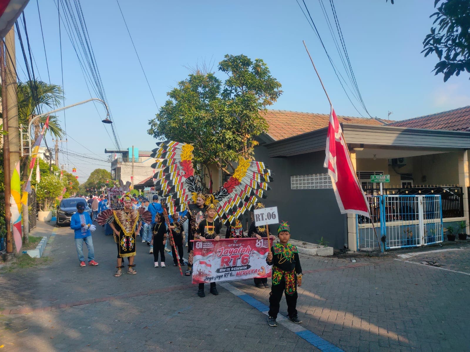 Maskot & Jalan Sehat — Dokumentasi 30 Agustus