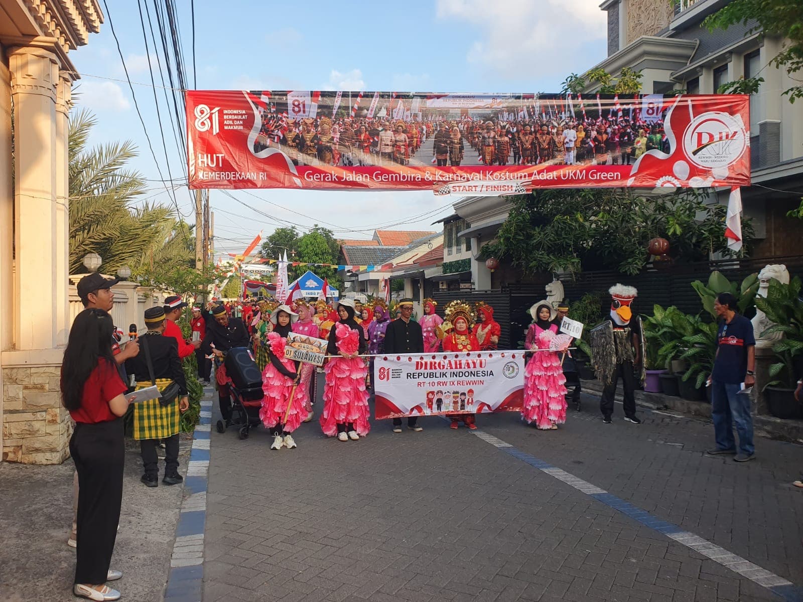 Maskot & Jalan Sehat — Dokumentasi 30 Agustus